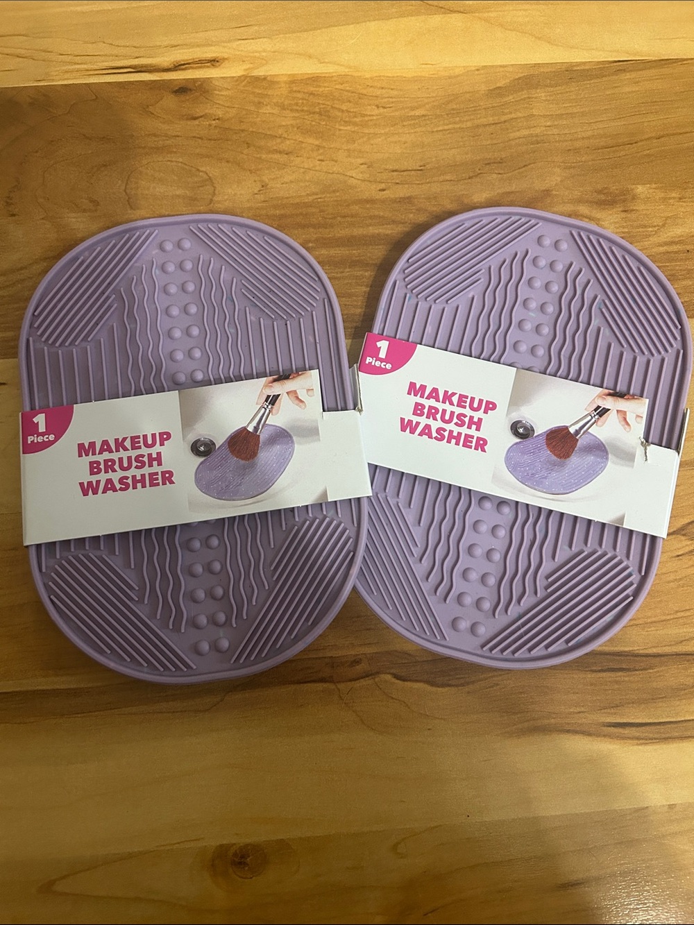 Lavender Silicone Makeup Brush Washer Pad - Purple 5”8 NEW